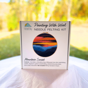 Mountain Sunset Needle Felting Kit