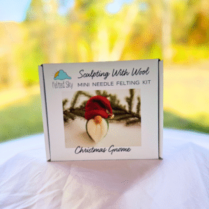 Christmas Gnome Mini Needle Felting Kit