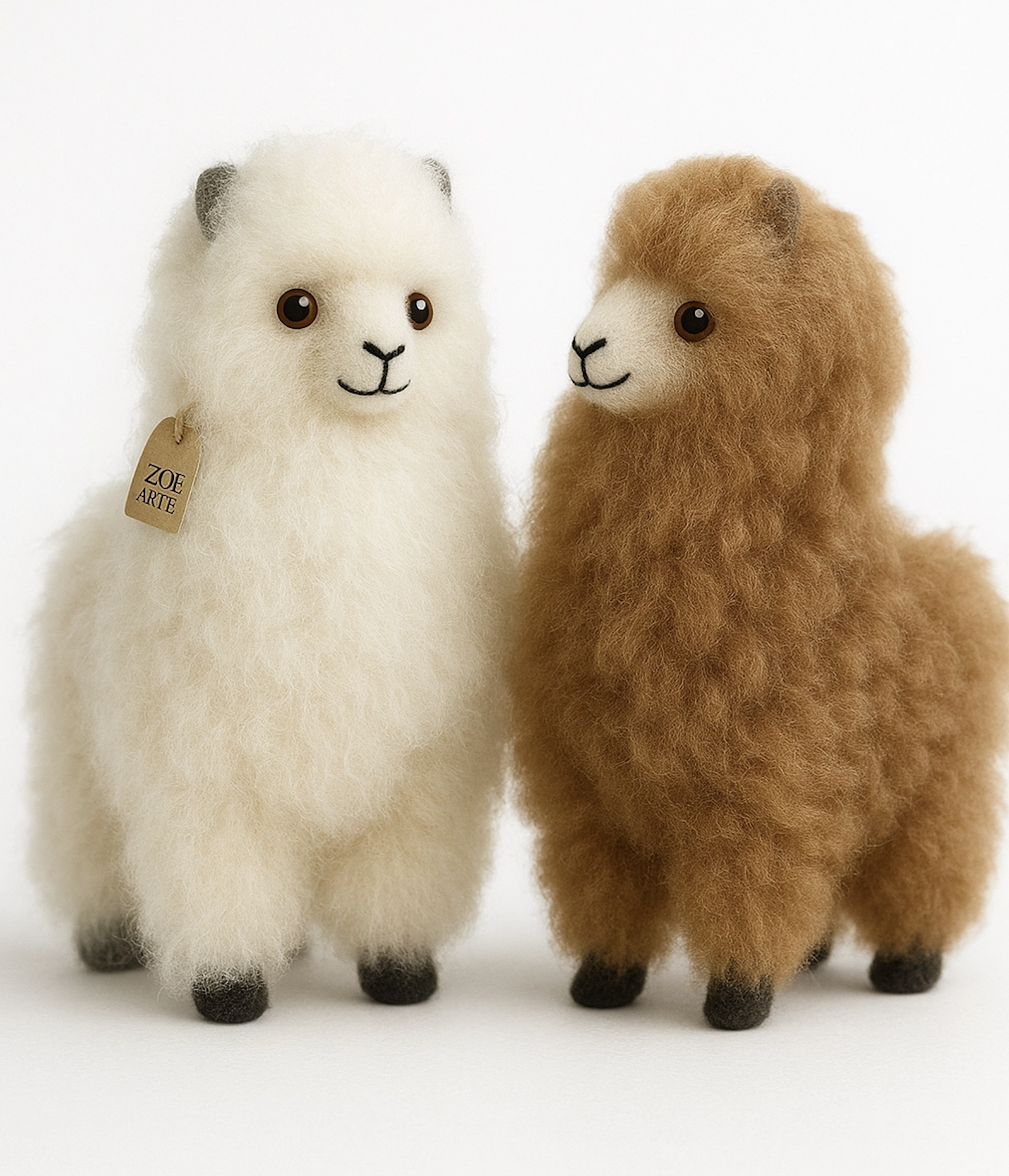 Handmade Alpaca Fiber Doll (5 in.)